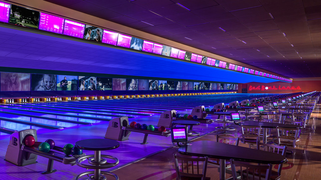 Red Rock Lanes Luxury Bowling Center with Cosmic Bowling